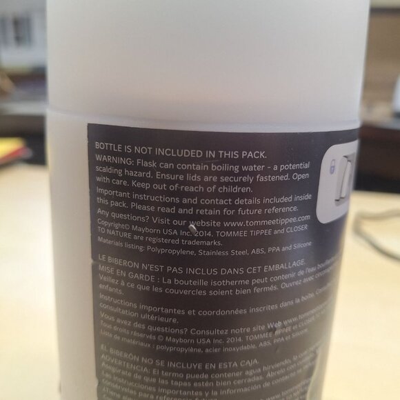 Tommee Tippee Travel Bottle Food Warmer Closer to Nature Flask Hot Baby 52201010 - Picture 3 of 7